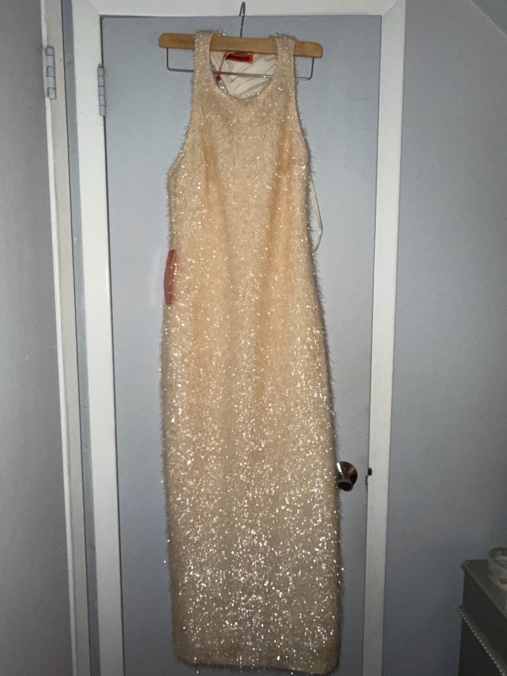 Simon Miller Champagne Sequin Maxi Dress